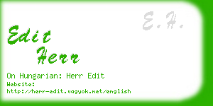 edit herr business card